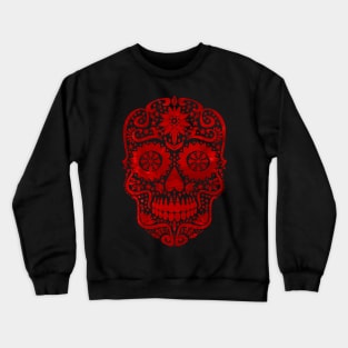 Gothic Day Of The Dead - Stars Sugar Skull 1 Crewneck Sweatshirt